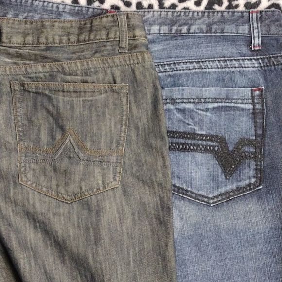 I.N.C International Concepts Copenhagen Modern Boot Cotton Jeans 2 PAIR Bundle - Picture 7 of 16